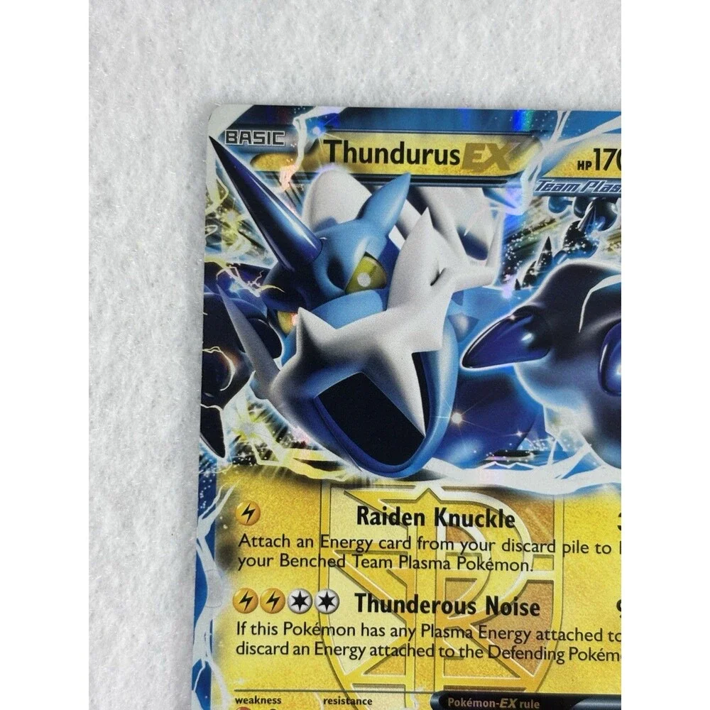 Pokémon Trevenant EX 19/160 & Team Plasma Thundurus EX BW81 Holo Card Lot